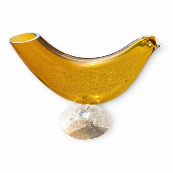 Vintage Pino Signoretto Murano Glass Bird Vase- Rare - Picture 2 of 7